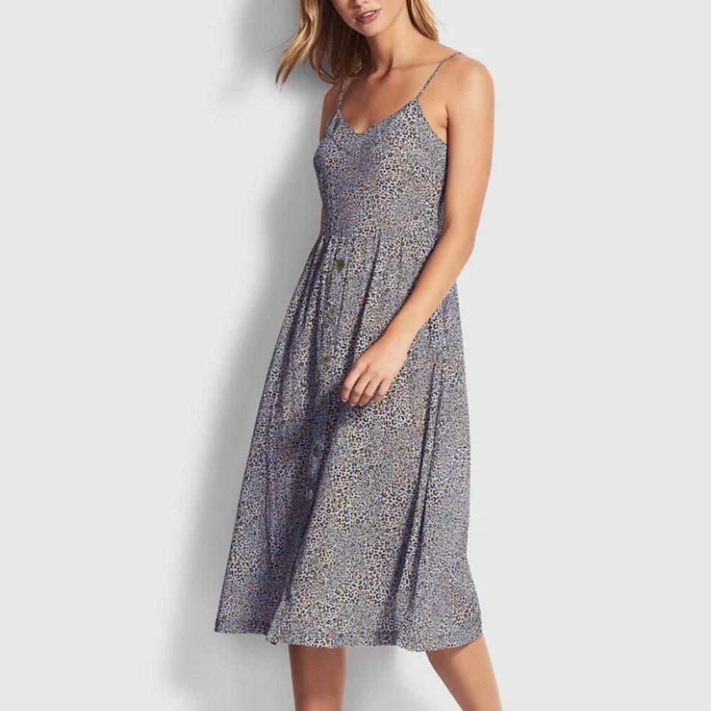 SEAFOLLY SPIRIT ANIMAL BUTTON FRONT DRESS
